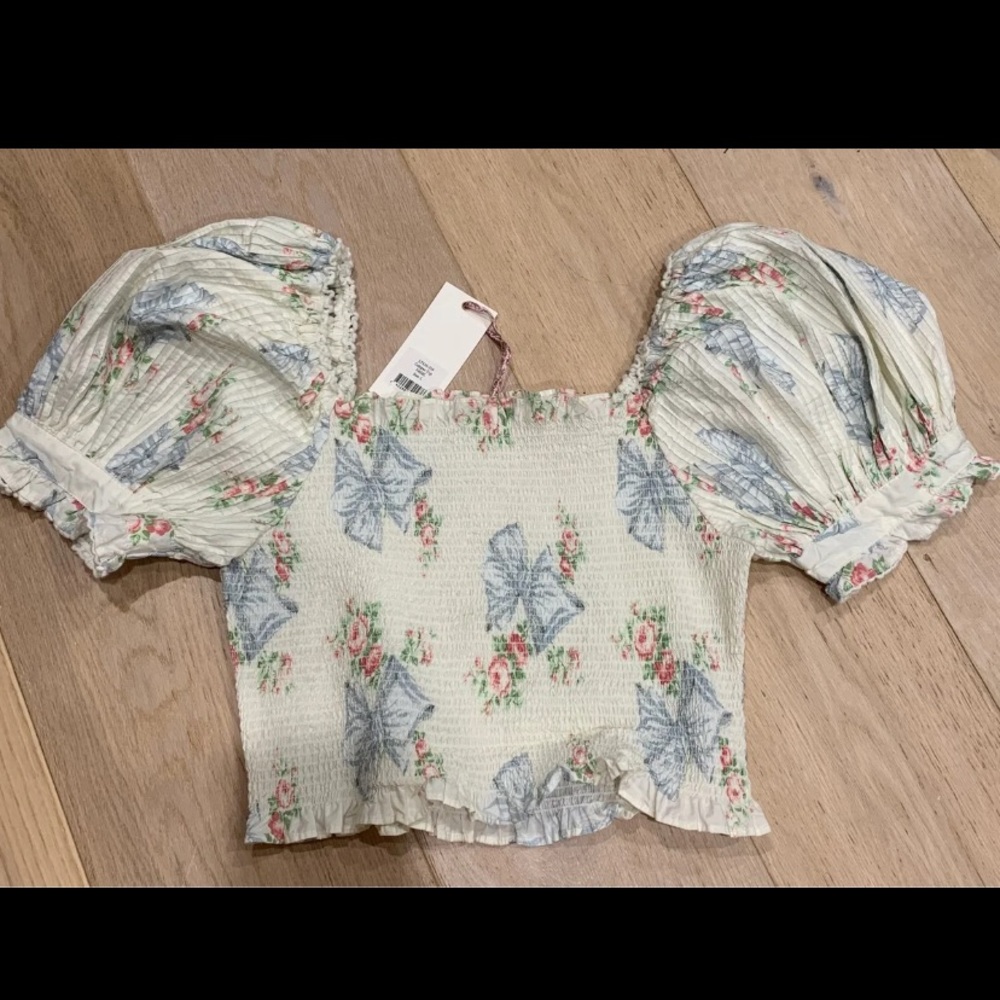 Loveshackfancy calypso top
